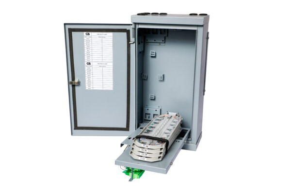 Wall-Mounted Distribution Box (WMDB) 48F for SC/UPC, SCAPC, FC/UPC, FC/APC, LC/UPC, LC/APC connectors